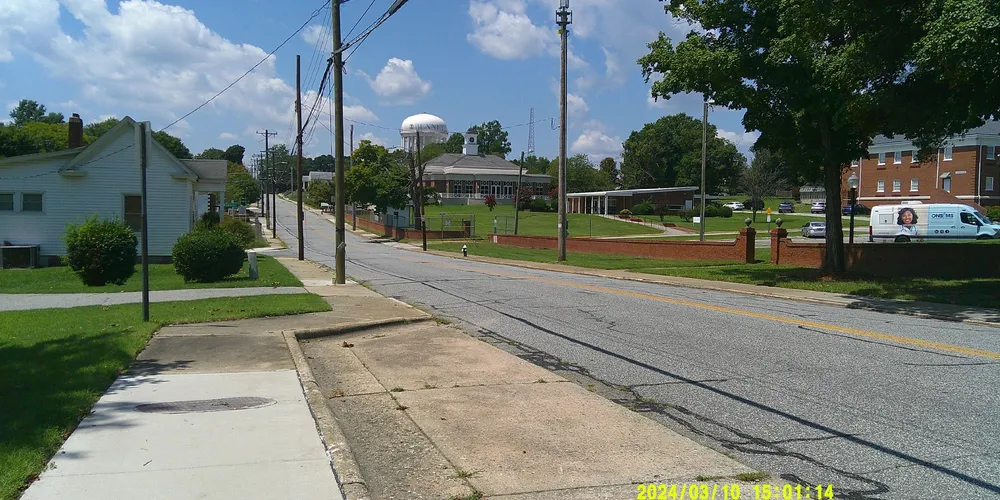 A Greensboro neighborhood street